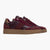 Refresh Vegan Burgundy Trainer with Leopard Detail