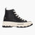 Refresh Black Vegan High-Top Trainers with Side Zip