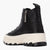 Refresh Black Vegan High-Top Trainers with Side Zip