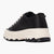 Refresh Black Vegan Platform Trainers with Contrast Laces