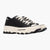 Refresh Black Vegan Platform Trainers with Contrast Laces