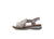 Ara Grey Suede Wide Fit Sandals with Multicoloured Details
