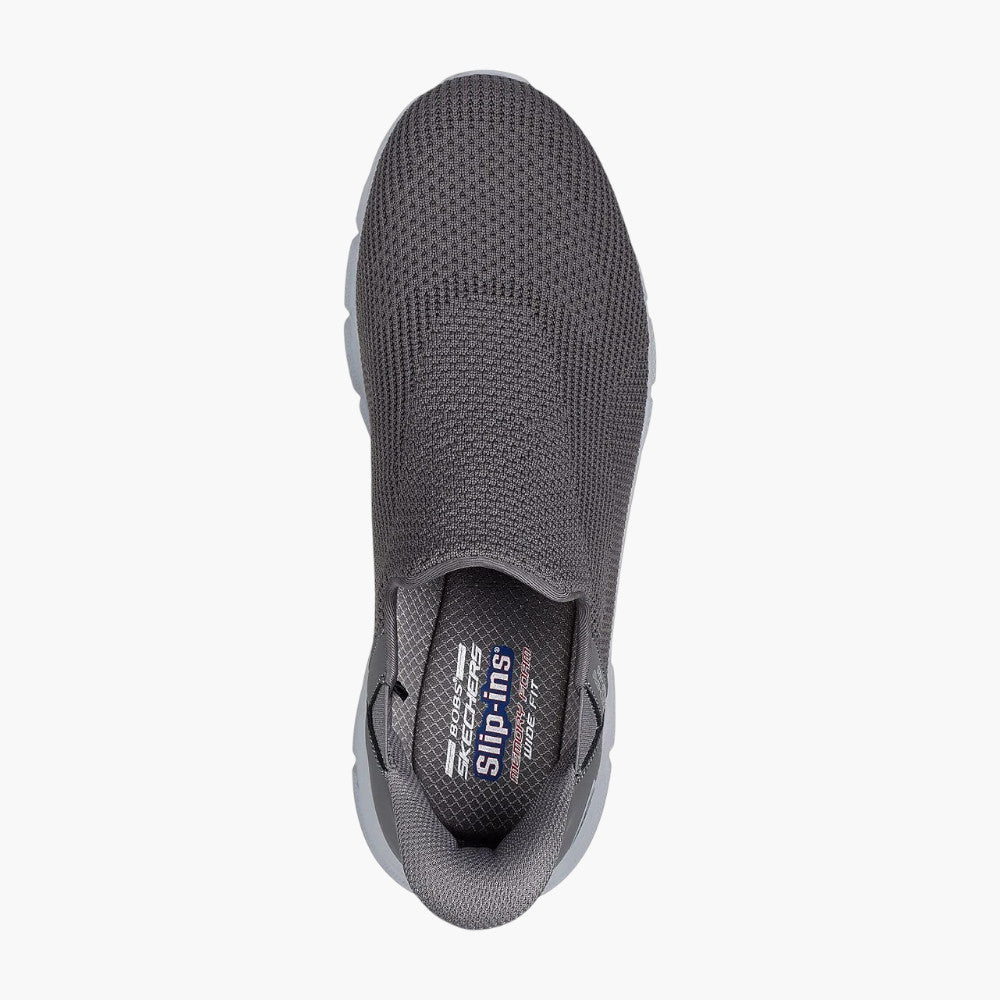 Skechers BOBS Sport B Flex Slip-Ins in Grey - Leavys Shoes