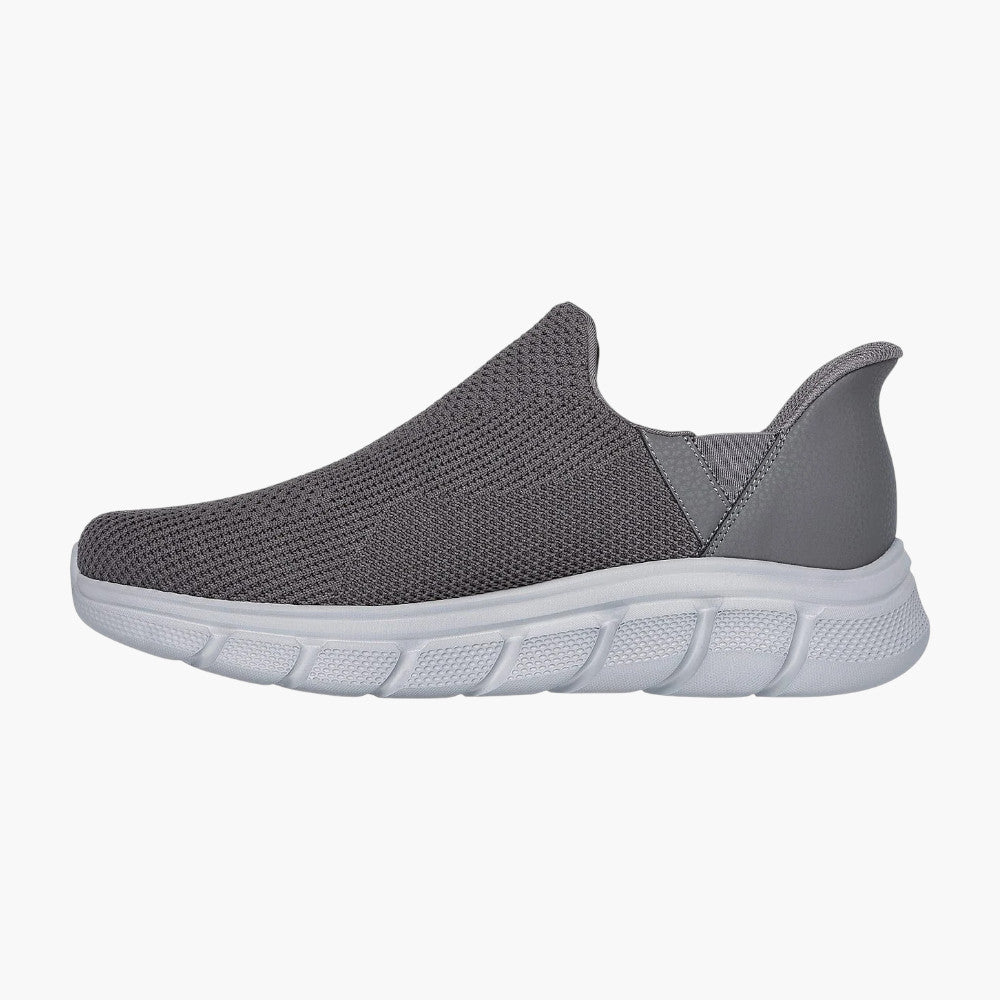 Skechers BOBS Sport B Flex Slip-Ins in Grey - Leavys Shoes