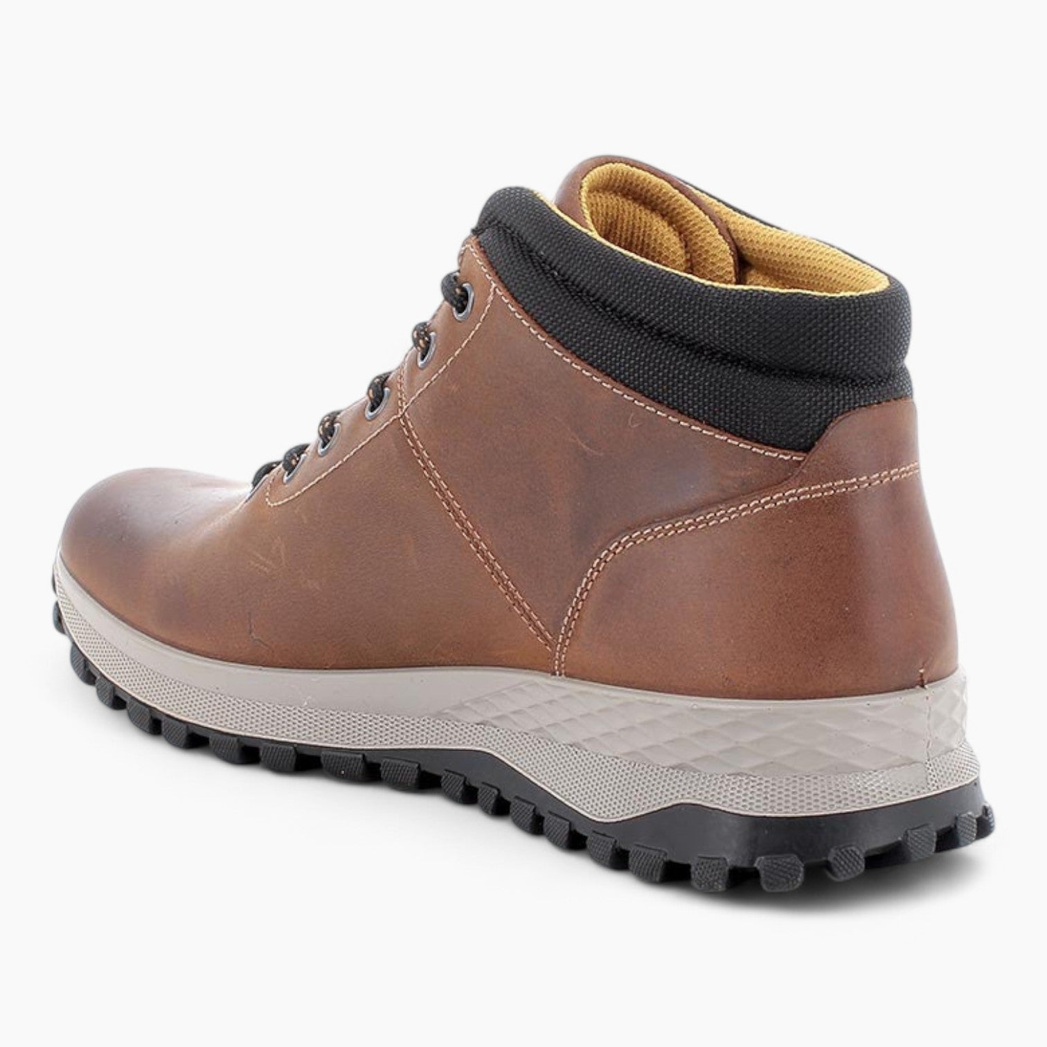 Men's Brown Leather GORE-TEX Boots by IGI&CO – Waterproof & Comfortable