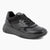 Men's Black Leather Sneakers by IGI&CO – Memory Foam Cushioning