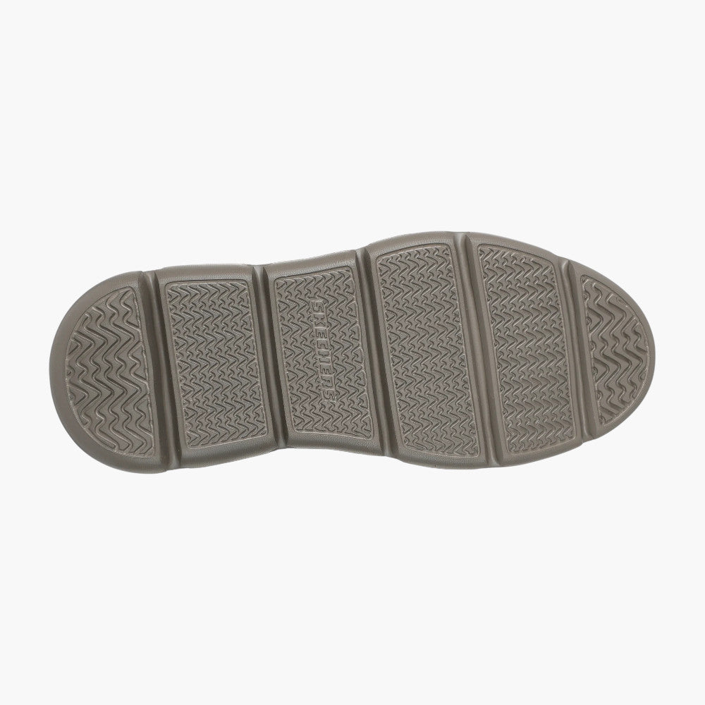 Skechers Slip-ins Garza Gervin Leather Oxfords in Brown