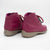 Jose Saenz Rural Berry Lace-Up Ankle Boots with Natural Sole