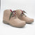 Jose Saenz Rural Taupe Lace-Up Ankle Boots with Natural Sole - Leavys Shoes