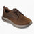 Men's Skechers Delson 3.0 - Glavine Brown Leather Trainers – Waterproof & Air-Cooled Comfort