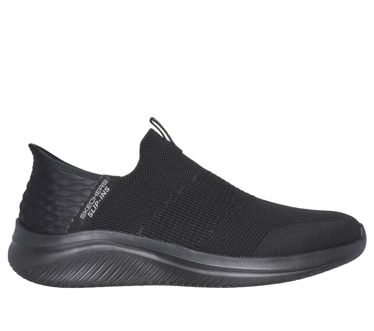     Front view of Skechers Ultra Flex 3.0 featuring the engineered knit upper.
