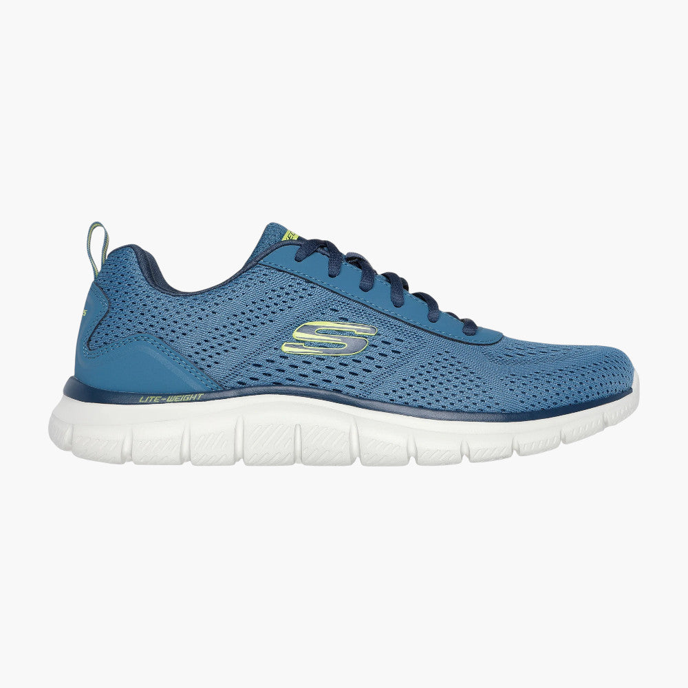 Skechers Track - Leshur Blue Vegan Mesh Trainers