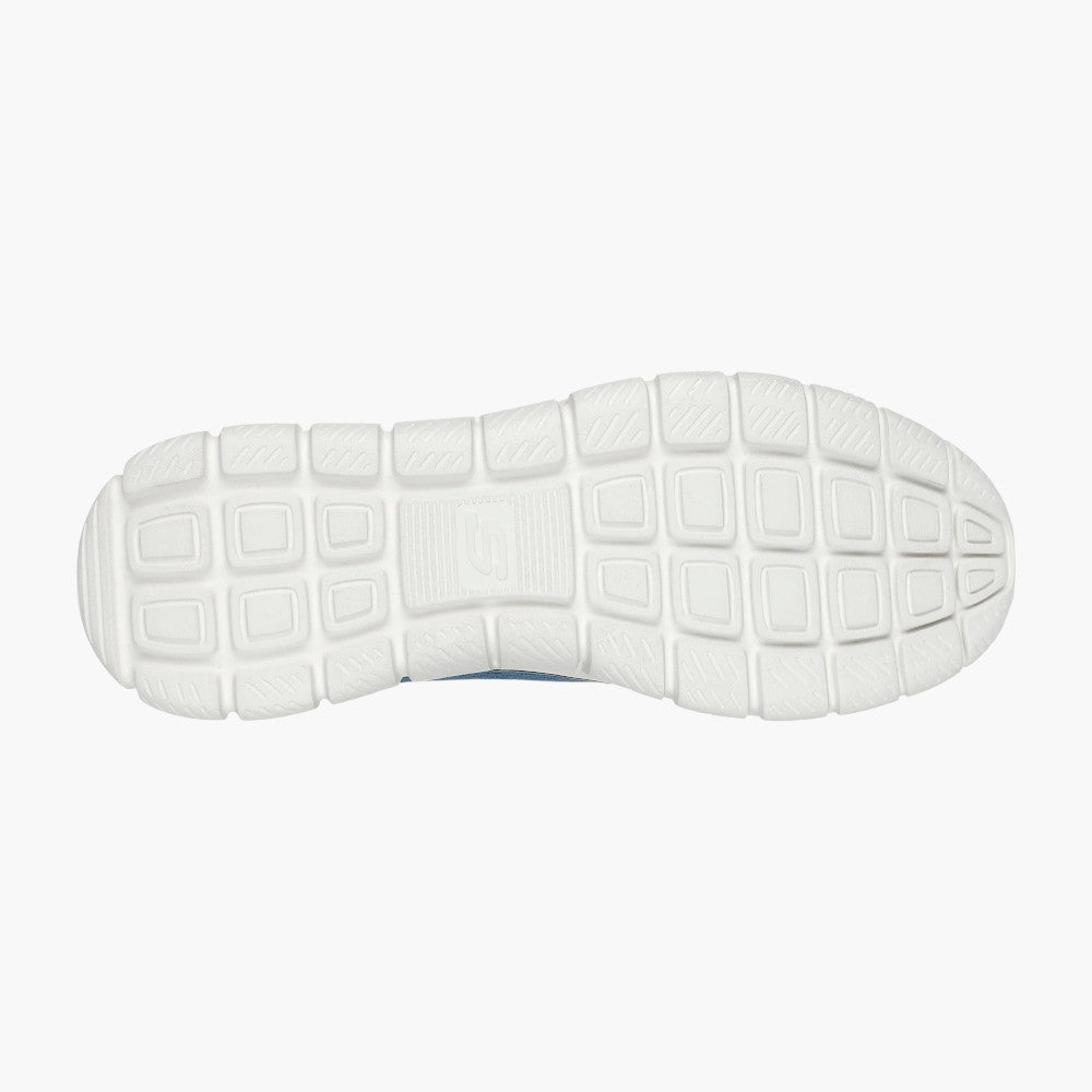 Skechers Track - Leshur Blue Vegan Mesh Trainers - Leavys Shoes