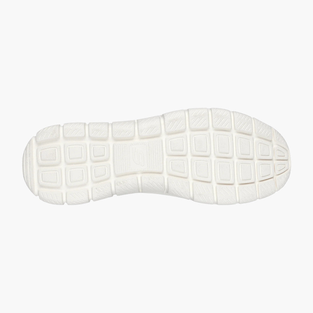 Skechers Track - Leshur Vegan Trainers in Taupe/Navy - Leavys Shoes