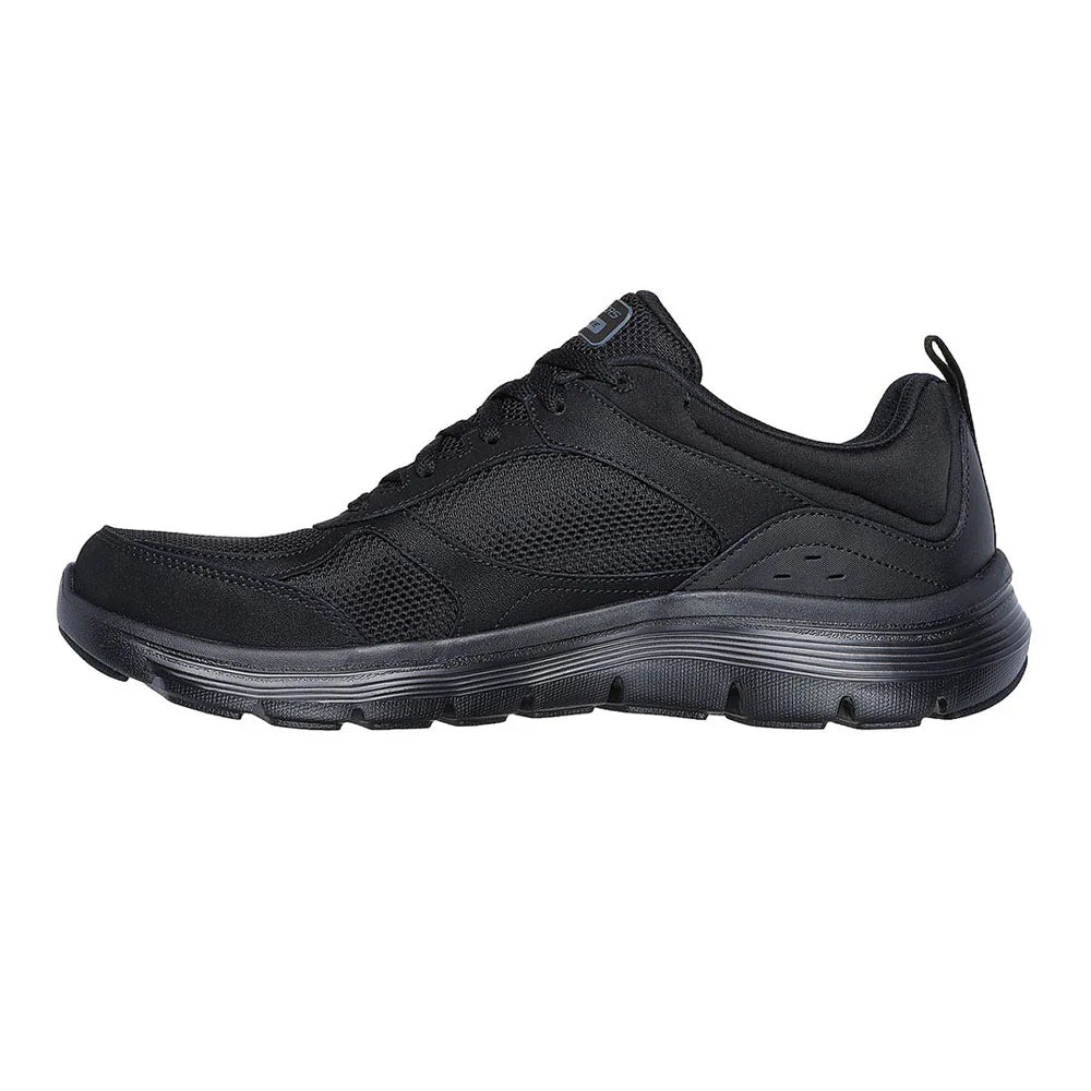 Side view of the Skechers Flex Advantage 5.0 showcasing the lace-up front.