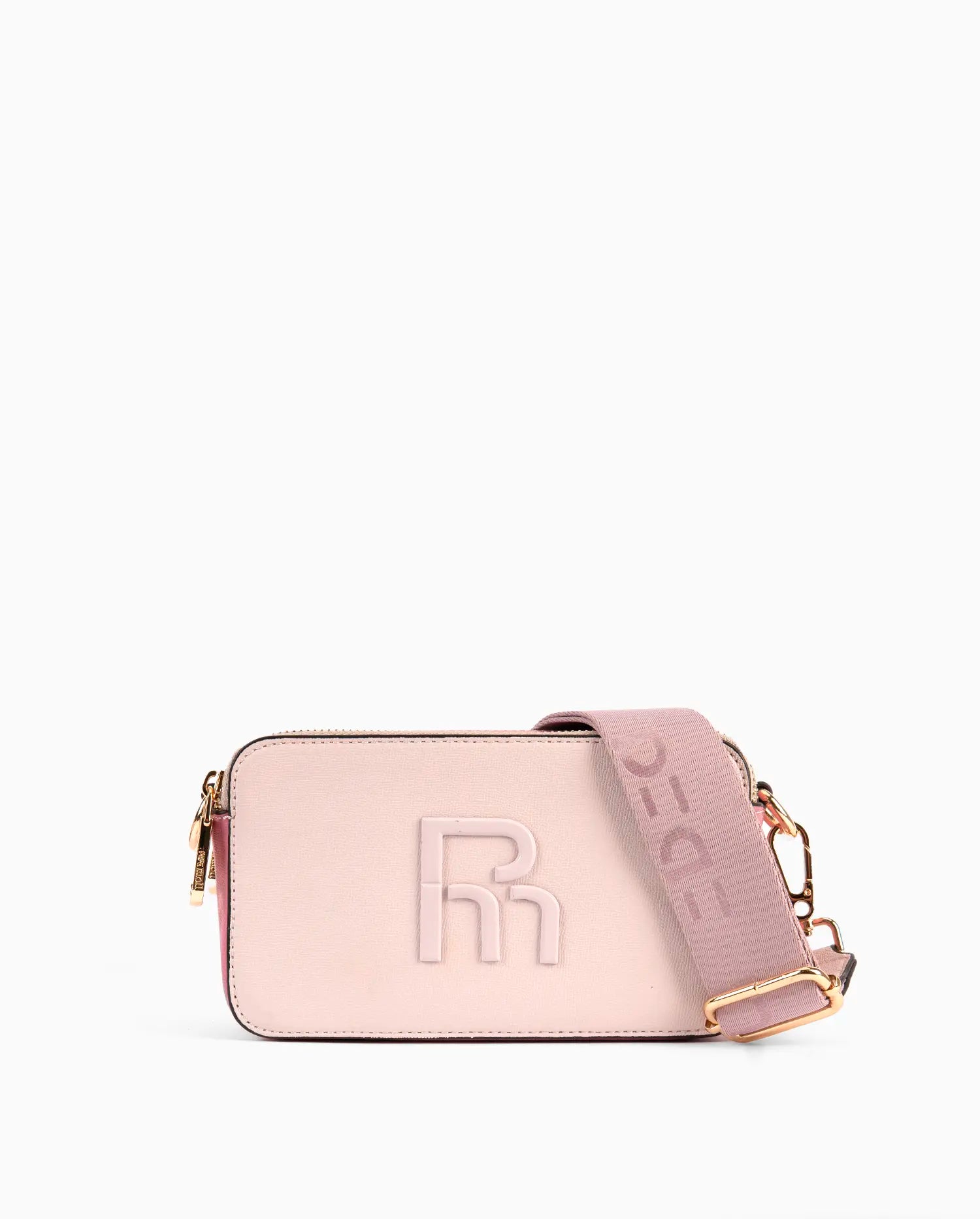 Front view of Pepe Moll crossbody bag 241360, showcasing its trendy pastel colour and compact design.
