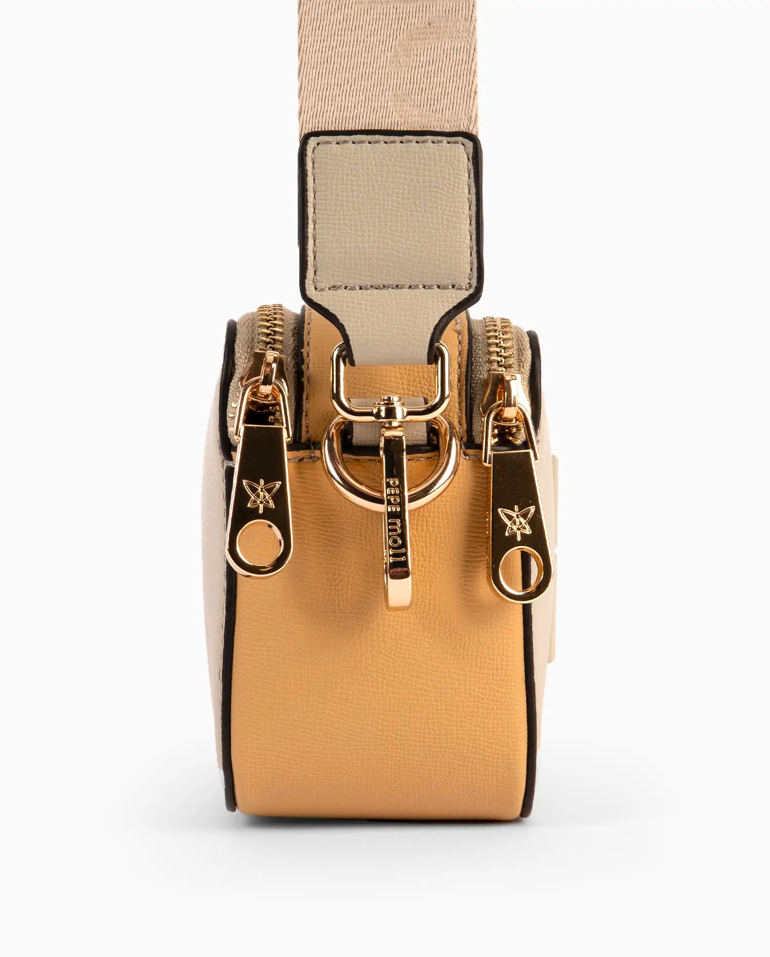  Side view of Pepe Moll Frenzy Stone-Bi Crossbody Bag 241360, emphasizing its sleek and stylish design.