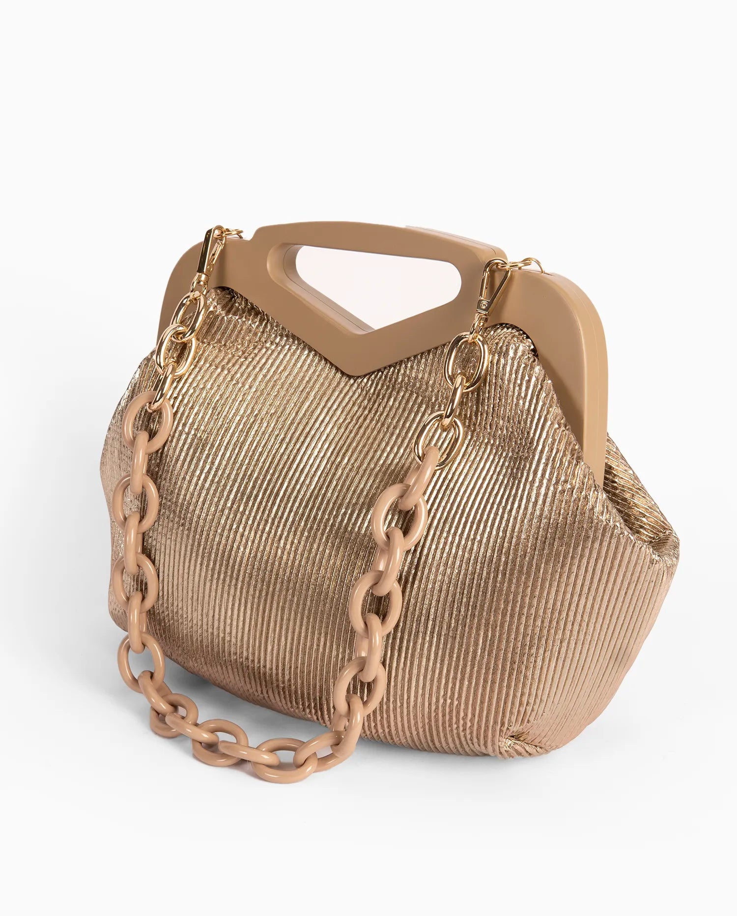  View of Pepe Moll Sequin Handbag 241470's magnetic closure, ensuring secure yet accessible storage.