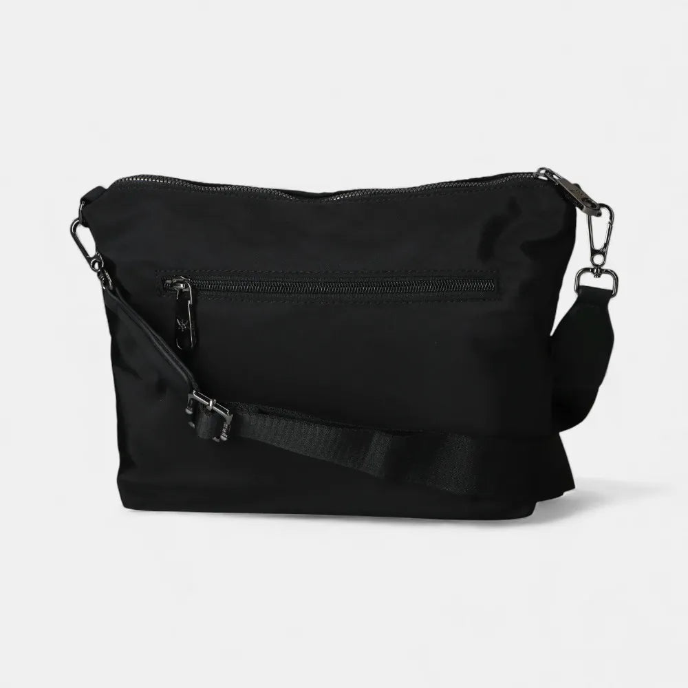 Pepe Moll Manuela Crossbody – Black Quilted Nylon