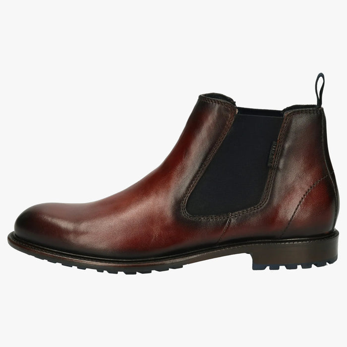 Bugatti Medium Brown Leather Men’s Chelsea Boot – Lightweight Grip Sole (311-A0A32) - Leavys Shoes