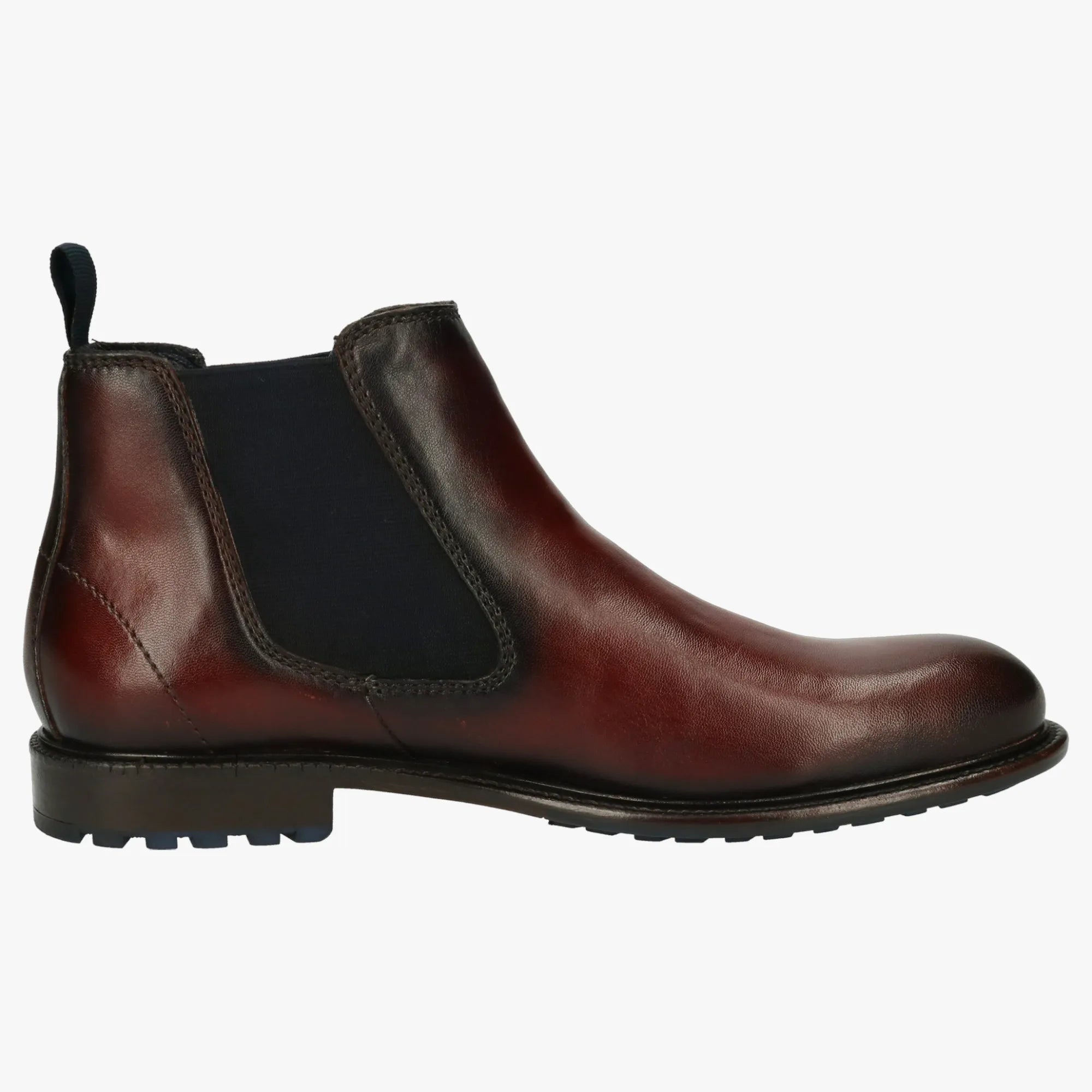 Bugatti Medium Brown Leather Men’s Chelsea Boot – Lightweight Grip Sole (311-A0A32) - Leavys Shoes