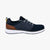 Bugatti Men’s Blue Mesh Sneakers with Cognac Heel & EVA Sole
