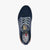 Bugatti Men’s Blue Mesh Sneakers with Cognac Heel & EVA Sole