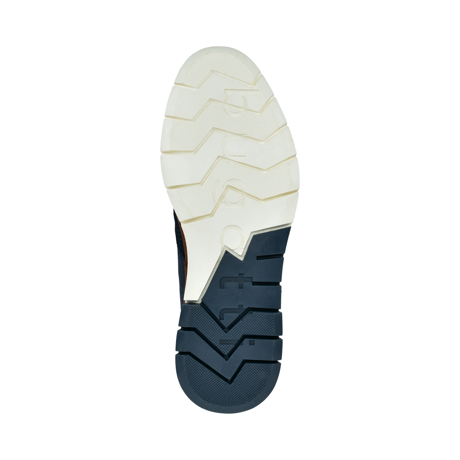 Bugatti Dark Blue Vegan Sneakers with Memory Foam