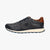 Bugatti Dark Blue Leather Men’s Trainer – Side Zip, Hand-Finished (331-APA03) - Leavys Shoes