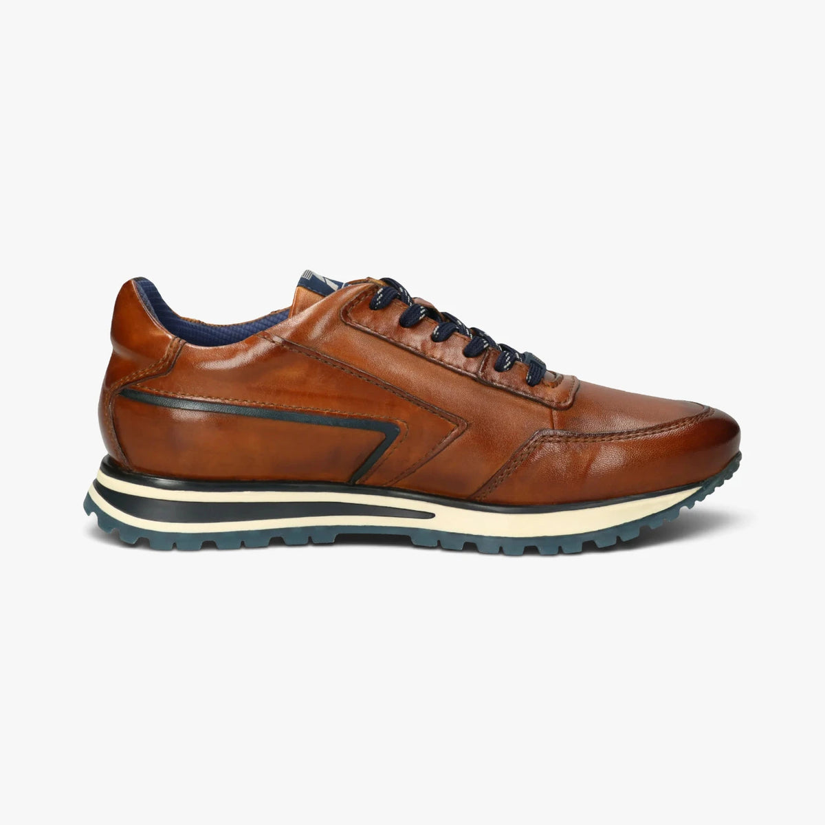 Bugatti Philip Cognac Leather Trainer