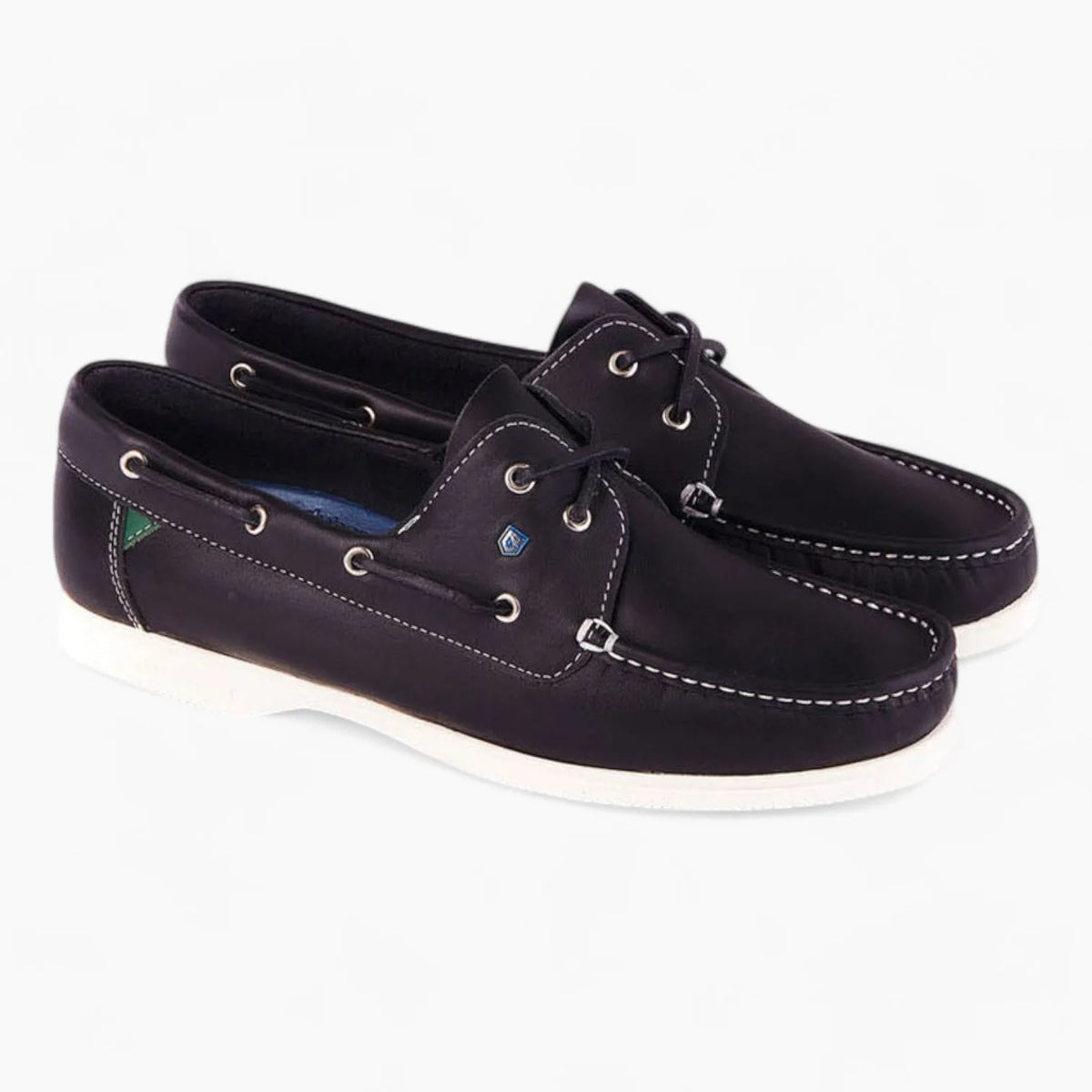 Dubarry Admirals Navy Leather Deck Shoes - Leavys Shoes