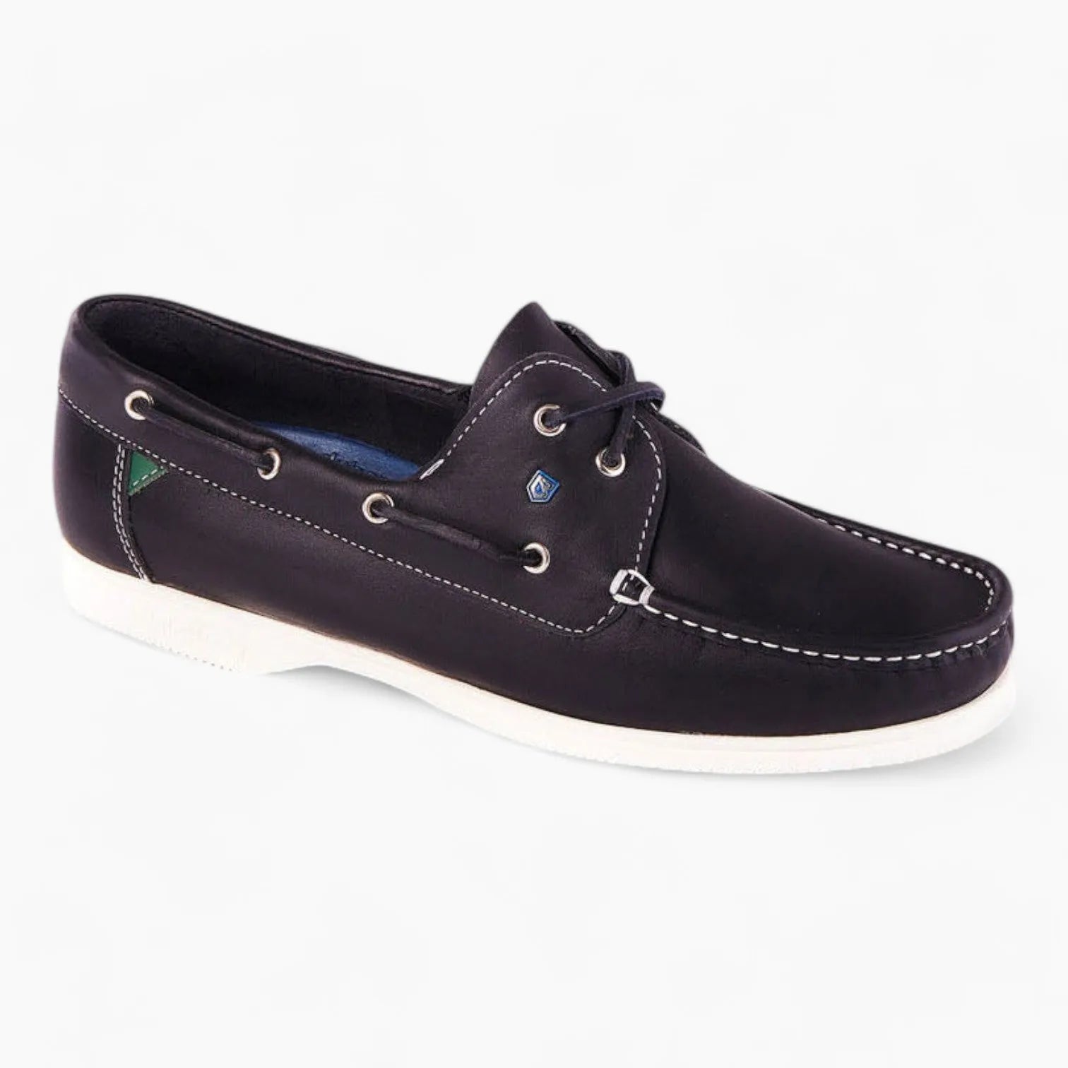 Dubarry Admirals Navy Leather Deck Shoes - Leavys Shoes