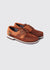 Angled view of the Dubarry Clipper Deck Shoe - Donkey Brown.