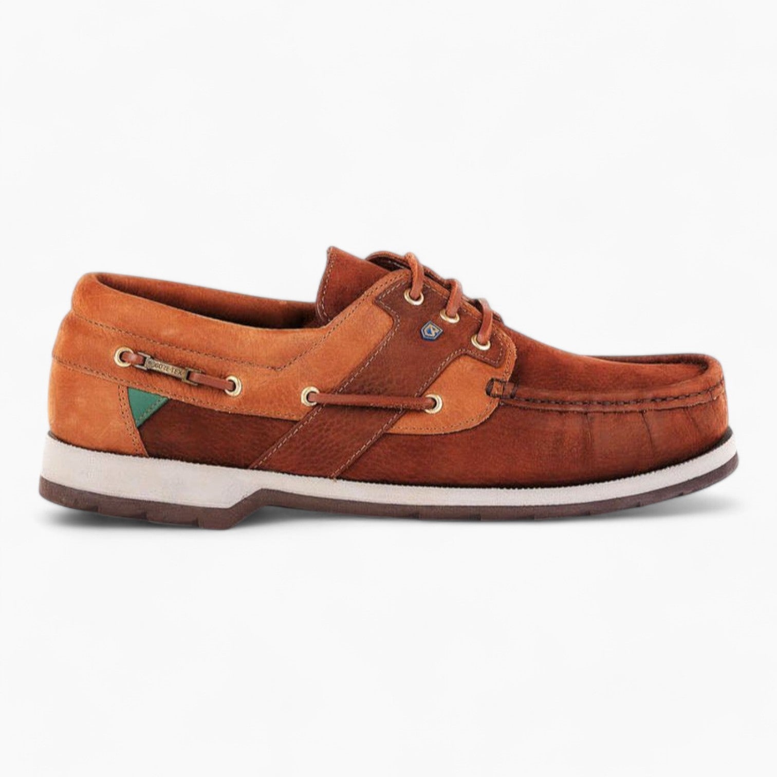 Dubarry Clipper Deck Shoe - Donkey Brown: Two-Tone Luxury Gortex Boat Shoe