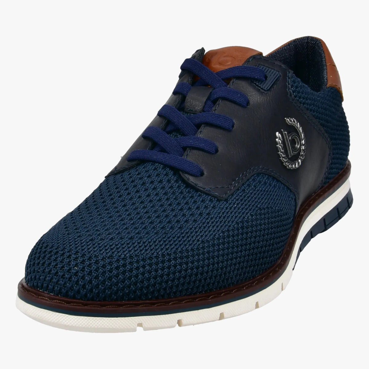Bugatti Men’s Blue Sandman Sneakers with Easy Lacing and Memory Insole - Leavys Shoes