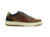     Front view of BullBoxer CONA Cognac Casual Shoes highlighting the mixed material upper.