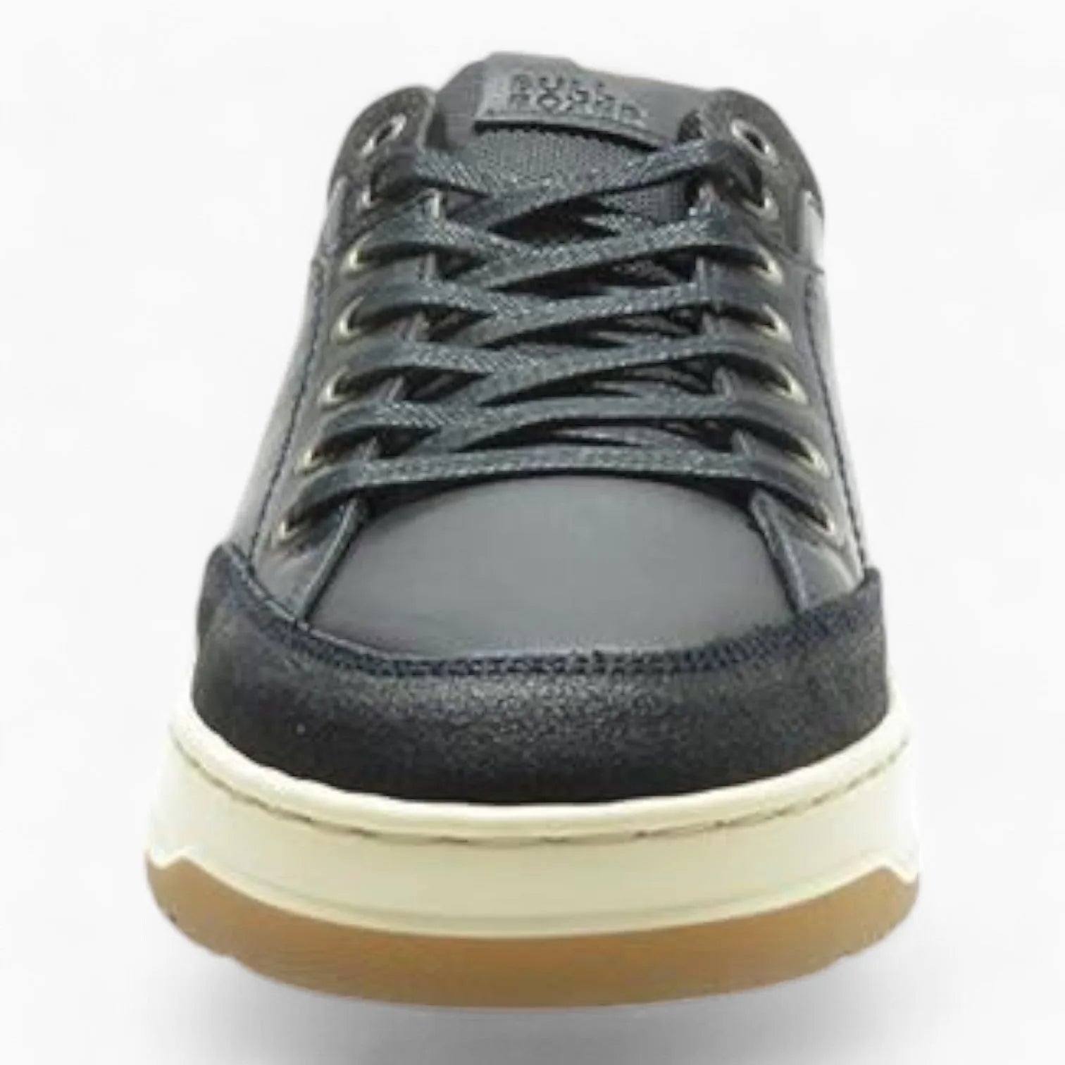 BullBoxer Men's Black Leather Casual Lace-Up Shoes - Leavys Shoes