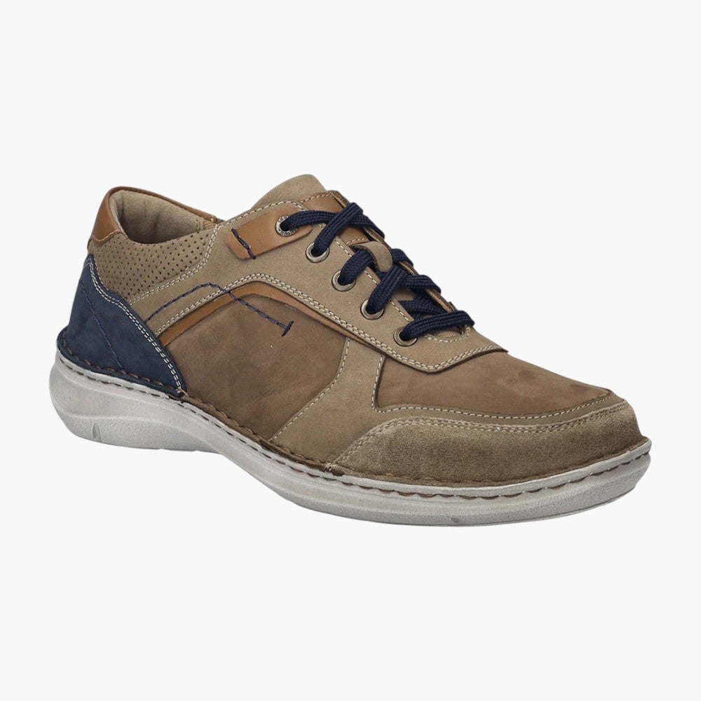 Josef Seibel New Anvers 10 Men's Wide Leather Shoe - Brasil Multi