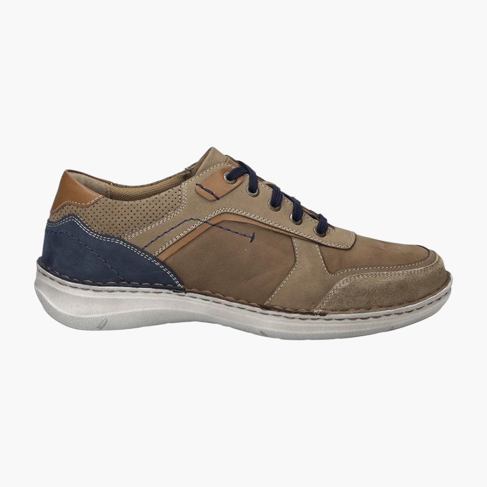 Josef Seibel New Anvers 10 Men's Wide Leather Shoe - Brasil Multi