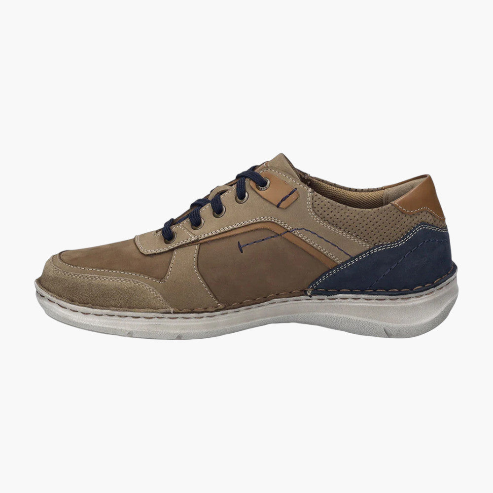 Josef Seibel New Anvers 10 Men's Wide Leather Shoe - Brasil Multi