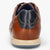 Bugatti Men's Cognac Leather Sneakers with Soft-Fit Insoles