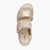s.Oliver Women’s Velcro Wedge Sandal – Champagne with Buckle Detail