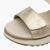 s.Oliver Women’s Velcro Wedge Sandal – Champagne with Buckle Detail
