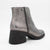 Jose Saenz Women's Silver Block Heel Ankle Boots