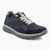 Igi & Co Men's Navy Leather-Textile Runner Shoes with Shock Absorbing Sole - Leavys Shoes