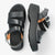 Oh! My Sandals Black Leather Platform Sandals