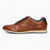 Bugatti Men's Cognac Leather Sneakers with Soft-Fit Insoles