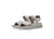Ara White Sandals with Silver Details and Adjustable Velcro Straps