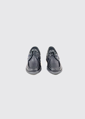 AV8 Kapley: Black Deck School Shoes