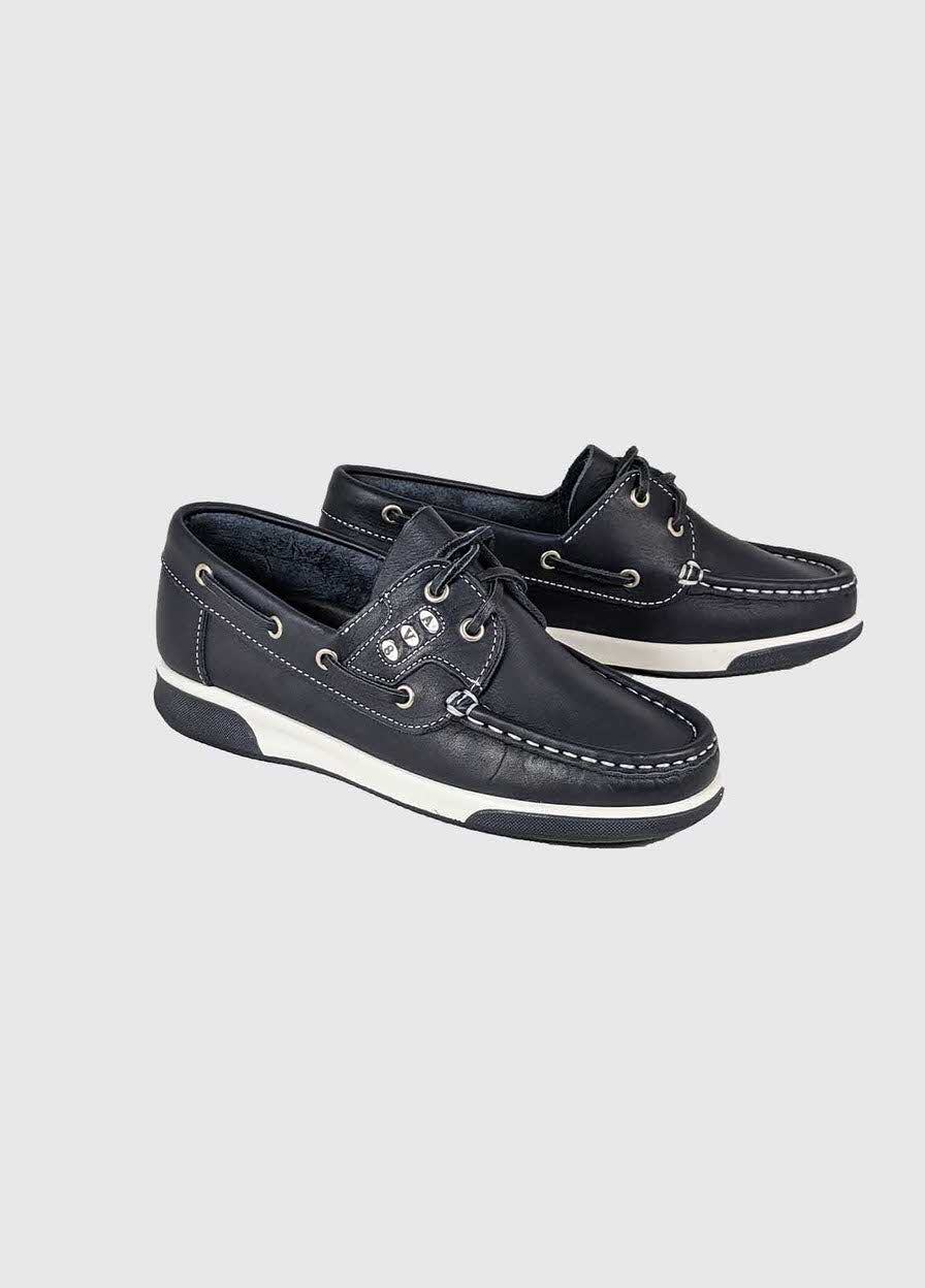 AV8 Kapley: Navy Deck School Shoes